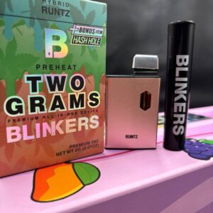 •$675 #DB15 - Blinkers: disposable with 1 preroll (1box -50/P/2g & 50pc preroll)
