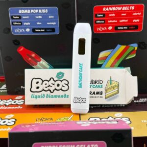 •$570 #D51C - Besos (1box-50/p) (RED)