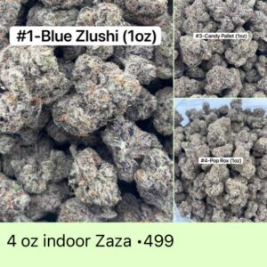 •$499/525 #Special 4oz Indoor Zaza(MIX 4 FLAVORS:1OZ EACH) (NO ADDITIONAL PROMO)